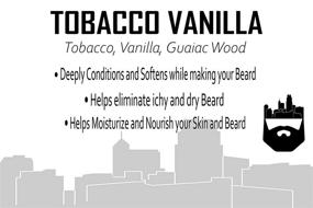 img 1 attached to 🌳 OakCityBeardCo. Tobacco Vanilla Beard Oil & Conditioner - 2oz - Guaiac Wood Infused