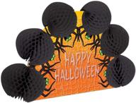 🎃 halloween pop-over centerpiece party accessory with spiders (1 count) (1/pkg) logo