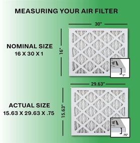 img 3 attached to 🔍 Enhance HVAC Filtration with FilterBuy 16X30X1 Pleated Furnace Filters