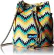 kavu womens bucket backpack desert women's handbags & wallets logo
