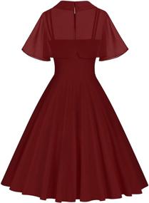 img 3 attached to 👗 GownTown Womens 1950S Two Piece Cocktail Dresses: Elegant Vintage Clothing for Women