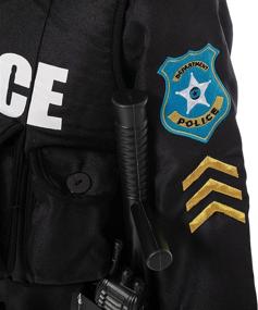 img 1 attached to 🎃 Premium Halloween Pretend Police Costume