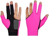 🎱 breathable anti-skid left hand pool billiard glove - keep outdoor snooker accessories - 1 piece логотип