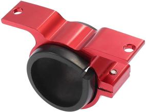 img 1 attached to X AUTOHAUX 46Mm Inner Diameter Car Fuel Pump Clamp Mounting Bracket Aluminum Alloy Red