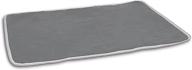 🧺 homz cotton ironing mat: portable gray 19&#34; x 28&#34; - best price & reviews logo