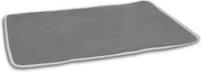 img 4 attached to 🧺 Homz Cotton Ironing Mat: Portable Gray 19&#34; x 28&#34; - Best Price & Reviews
