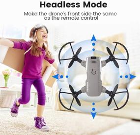 img 1 attached to 🚁 Fergio RC Drone for Kids and Beginners: Mini Quadcopter with Speed Adjustment, 3D Flip, and Headless Mode – Perfect for Boys, Drone Trainers, and Beginners (Includes 2 Batteries)