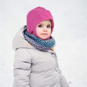 img 1 attached to Metable Balaclavas Windproof Sledding Adjustable Girls' Accessories and Cold Weather