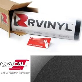 img 4 attached to ORACAL 970RA Gloss Metallic Anthracite 093 Wrapping Cast Film Vehicle Car Wrap Vinyl Sheet Roll - (1Ft X 5Ft W/App Card)