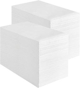 img 4 attached to 🎉 400 Pack Vplus Premium Quality Guest Towels: Soft, Absorbent Disposable Dinner Napkins for Weddings, Parties, Dinners, Catering Events & Everyday Use