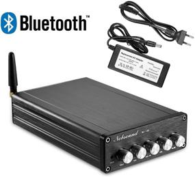 img 3 attached to Мощный 2.1-канальный HiFi усилитель Bluetooth 5.0 - цифровой стереоусилитель с сабвуфером Nobsound NS-14G