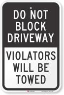 🚫 reflective deterrent for driveway violators logo