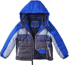 img 4 attached to 👕 SEO-Optimized: Sportoli Fleece Colorblock Hooded Winter Boys' Apparel