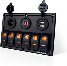 img 4 attached to Gang Marine Switch Panel Waterproof Sports & Fitness