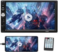 🚗 продвинутая 7-дюймовая двойная магнитола для автомобиля с bluetooth и функцией mirror link, громкой связью и дистанционным управлением логотип