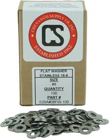 img 1 attached to High-Quality 18-8 Stainless Steel Flat Washer