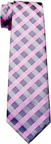 img 3 attached to Retreez Classic Check Woven Microfiber Boys' Accessories - Neckties