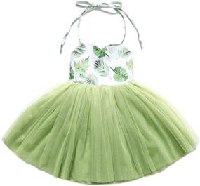 img 4 attached to 👗 Flofallzique Princess Toddlers Clothes Sundress for Girls' Clothing