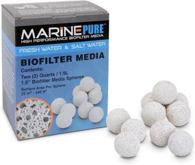 img 4 attached to 2-Quart Bio-Filter Media for Marine and Freshwater Aquariums, 1.5-Inch Sphere