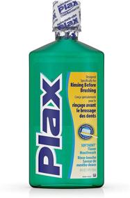 img 4 attached to Plax Advanced Formula Plaque Loosening Rinse Softmint Flavor: Strong Action in a 24 Fl Oz Bottle