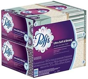 img 3 attached to 📦 Носовые платки Puffs Ultra Soft and Strong, 124 шт., семейные упаковки - купите 12 упаковок и сэкономьте на семейных упаковках!