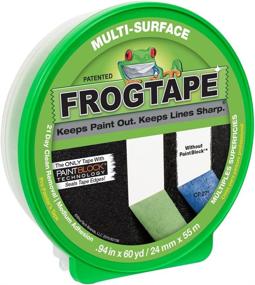 img 4 attached to 🐸 FrogTape 1358463 Multi Surface Painting Tape: The Perfect Solution for All Your Painting Needs