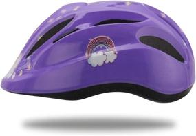 img 3 attached to DRBIKE Kids Bike Helmet: Lightweight Toddler Helmet for Boys & Girls 3-8 🚲 Yrs Old - Adjustable Size, Fun Design – Available in Black, Blue, Pink, Purple, Red