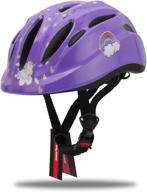 drbike kids bike helmet: lightweight toddler helmet for boys & girls 3-8 🚲 yrs old - adjustable size, fun design – available in black, blue, pink, purple, red logo