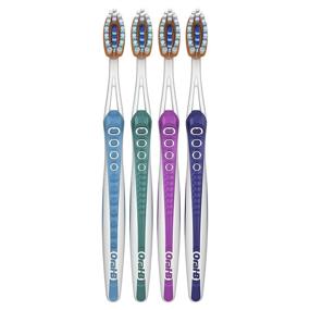 img 1 attached to Oral-B Pro-Health Advanced Manual Toothbrush, Soft Bristles, 4-Pack