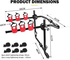 img 2 attached to FIERYRED Mounted Hatchbacks Minivans Bicycle