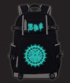 img 2 attached to Roffatide Luminous Schoolbag Backpack Headphone