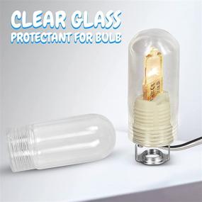 img 1 attached to 💡 OhLectric OL 41332 Tubular Glass Cover: Superior Protection for Your Lighting Fixture