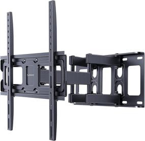 img 4 attached to 📺 ERGO-INNOVATE Full Motion TV Wall Mount Bracket for 26-55 Inch Flat Curved TVs - Dual Articulating Swivel Tilt Extension Arms, VESA 400x400mm, 99lbs Capacity