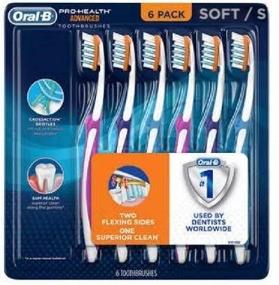 img 1 attached to 🦷 6 Count Oral-B Pro Health All In One Soft Advanced Toothbrushes for Better Oral Care