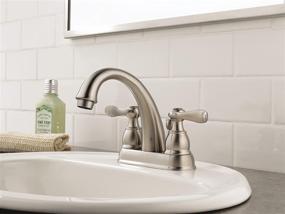 img 3 attached to Windemere B2596LF SS: Two-Handle Centerset Stainless Steel Faucet – Efficient Style and Performance