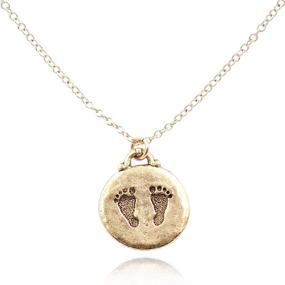 img 4 attached to 🌟 MaeMae Gold Filled Dainty Chain Pendant Necklace for Mom