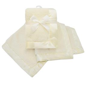 img 4 attached to 🌟 Soft Sherpa with Satin Receiving Blanket by American Baby Company - Ecru color, 30" x 35" - for Boys and Girls