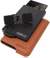 👔 fidelo minimalist men's wallet: wallets, accessories, card cases, and money organizers for men logo