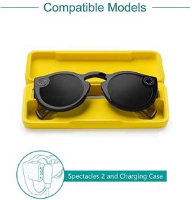 img 3 attached to TUSITA Charger for Snapchat Spectacles 2 - Reliable USB Magnetic Charging Cable - 5ft/150cm Length - Essential HD Video Sunglasses Accessories