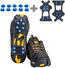 img 3 attached to ❄️ Willceal Ice Cleats with 10 Steel Studs for Enhanced Traction - Prevent Slipping in Snowy Conditions, Optimize Outdoor Activities