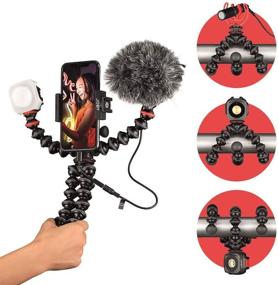 img 2 attached to Улучшите свой опыт мобильного блоггинга с помощью набора JOBY GorillaPod Mobile Vlogging Kit - смартфонов, микрофона Wavo Mobile и мини-светодиода Beamo.