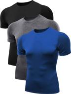 ποΈ neleus men's 3 pack athletic compression base layer sport shirt: performance-enhancing activewear for men logo