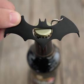 img 2 attached to 🔑 Мульти-инструмент Batman Bottle Opener Keychain от Paladone - Официальная лицензированная продукция DC Comics