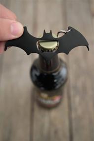 img 1 attached to 🔑 Мульти-инструмент Batman Bottle Opener Keychain от Paladone - Официальная лицензированная продукция DC Comics