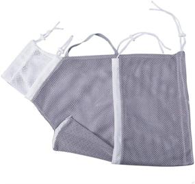img 4 attached to 🐱 ZUKIBO Cat Shower Net Bag: Adjustable, Breathable, Anti-Bite & Anti-Scratch Restraint Bag for Cat’s Bathing, Nail Trimming, Injections & Medicine-Taking