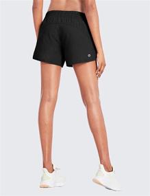 img 2 attached to 🏃 BALEAF Women's 4" Running Athletic Shorts: Stylish Workout Gym Sports Shorts with Liner and Zipper Pockets