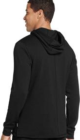 img 2 attached to Jockey Pullover Hoodie Black Medium Men's Clothing and Active