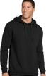 jockey pullover hoodie black medium men's clothing and active logo