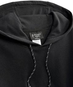 img 1 attached to Jockey Pullover Hoodie Black Medium Men's Clothing and Active