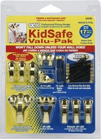 img 4 attached to 🖼️ Value Pack of Kid-Safe, Reusable Brass Picture Hangers, Art Hooks (10-75lb) - OOK 535862